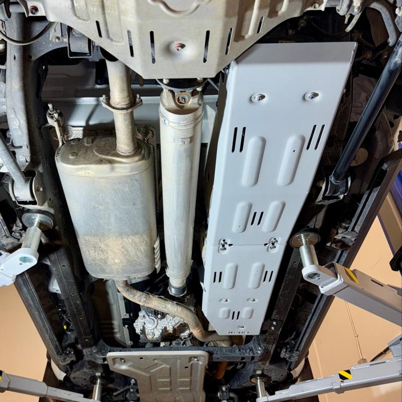 Toyota Tacoma Skid Plate - Gas Tank - Rival 4x4 - Aluminum - `24-`26
